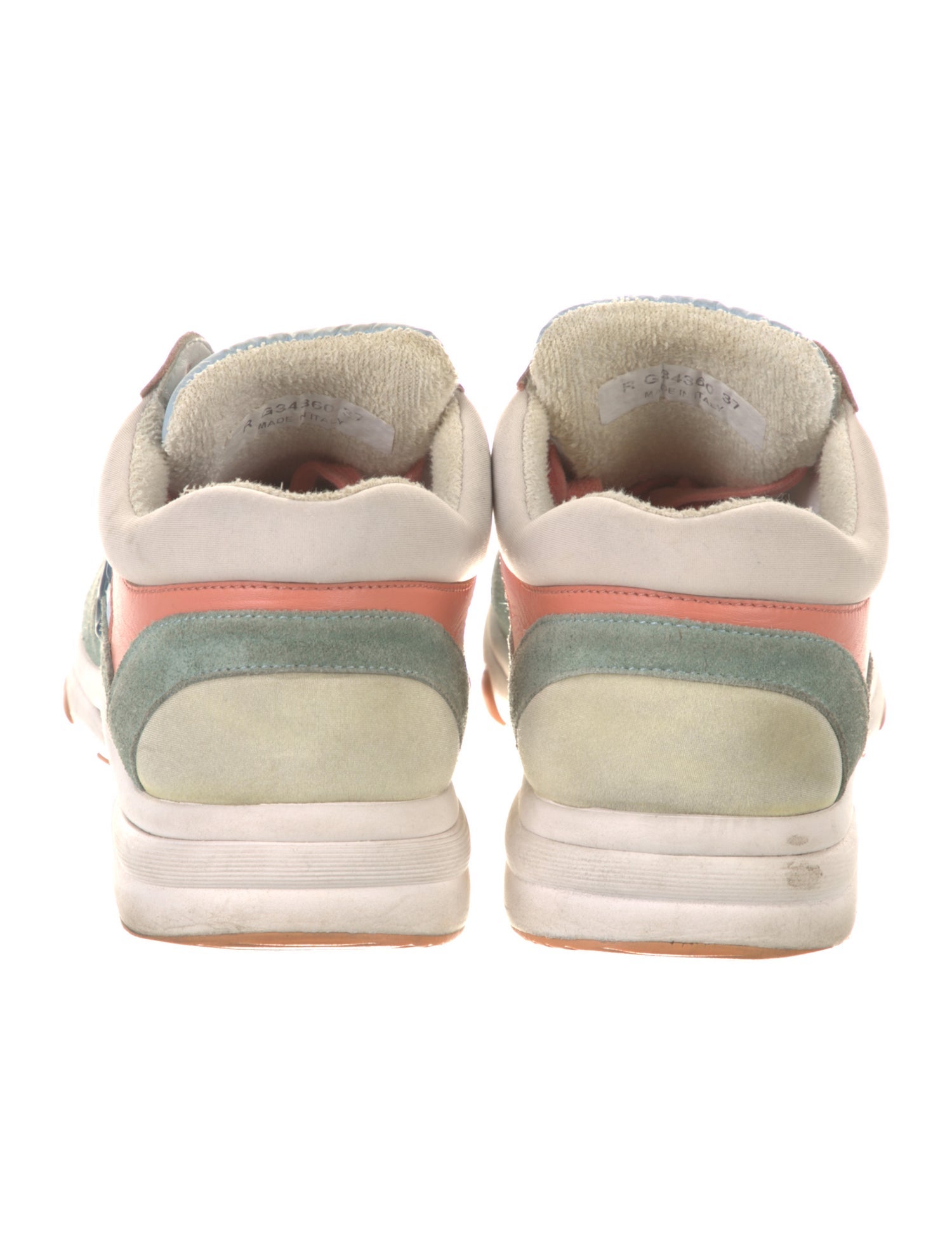 Chanel Interlocking CC Logo Nylon Sneakers